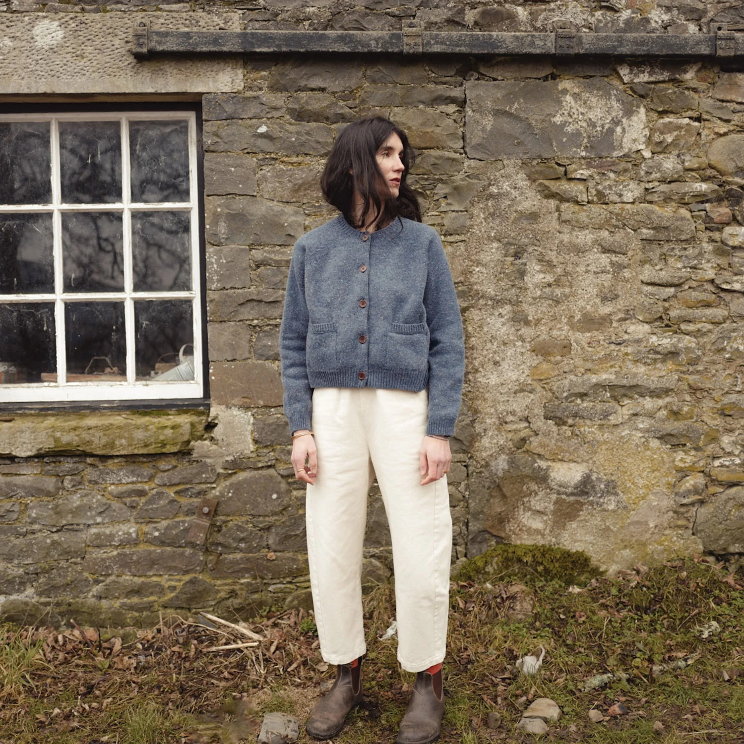 Women's Cotton Arc Pants - Naturel - Image 9