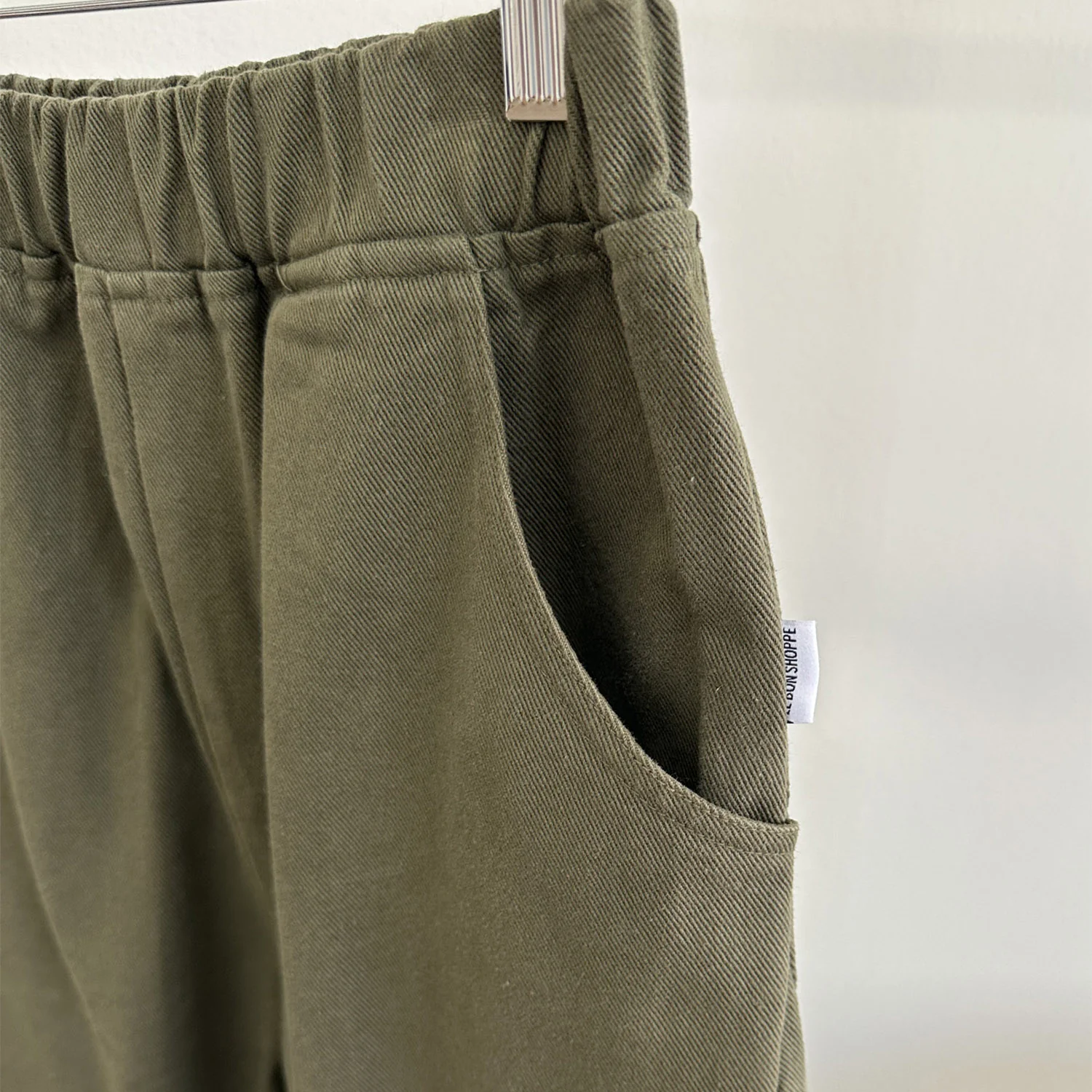 Women's Cotton Arc Pants - Olive Canvas - Image 10