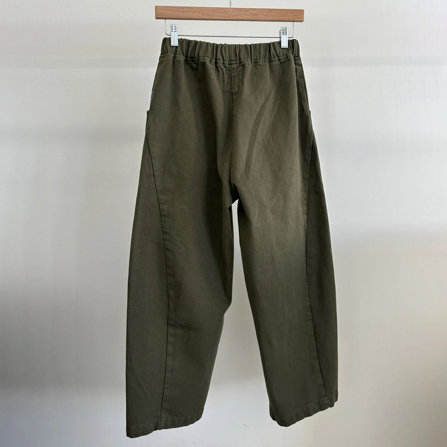 Women's Cotton Arc Pants - Olive Canvas - Image 8