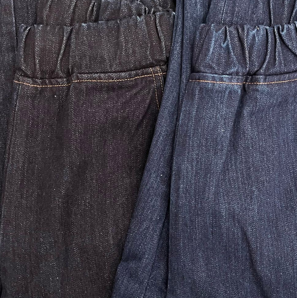 Women's Cotton Arc Pants - Raw Denim - Image 7