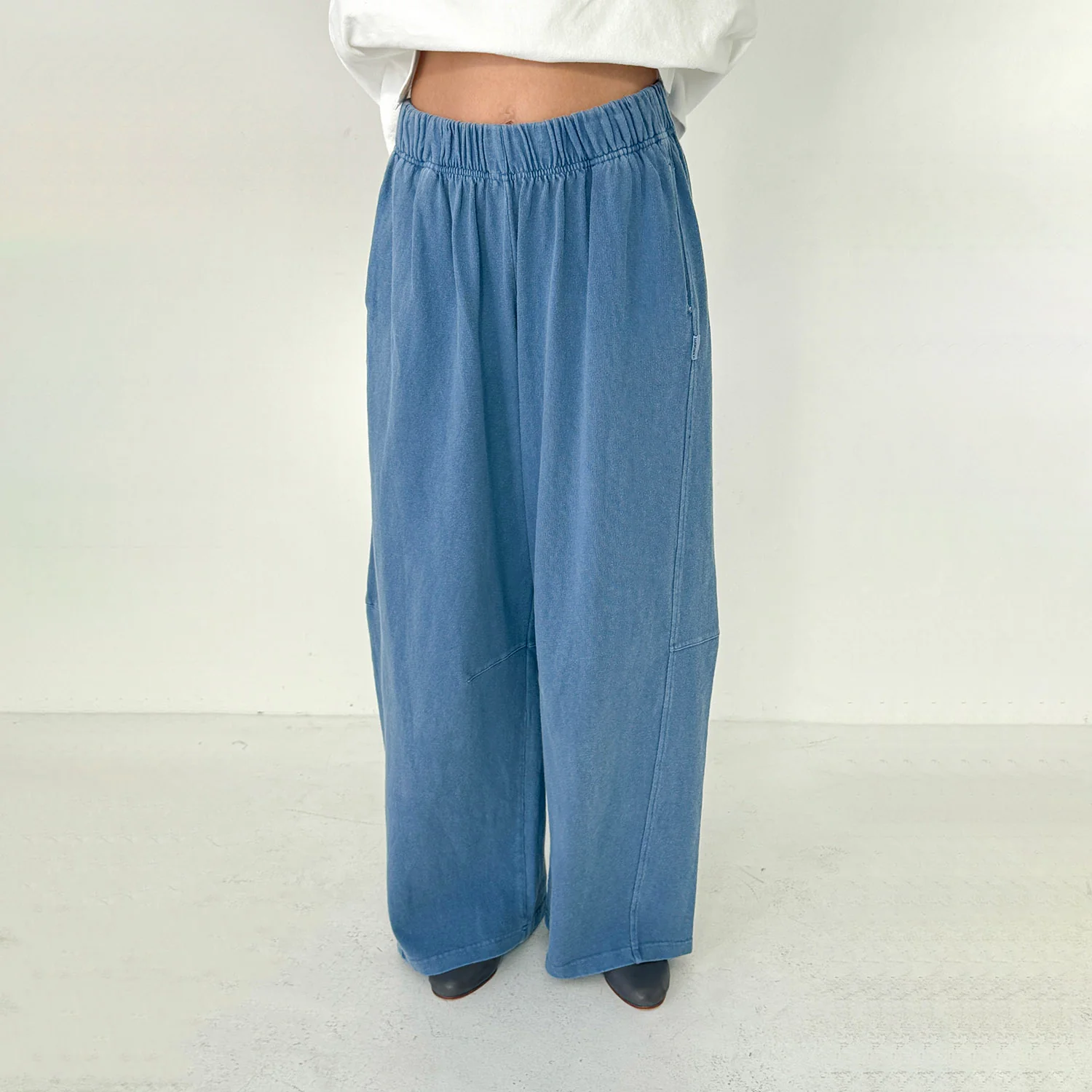 Women's Cotton Bare Pants - Cornflower - Image 6