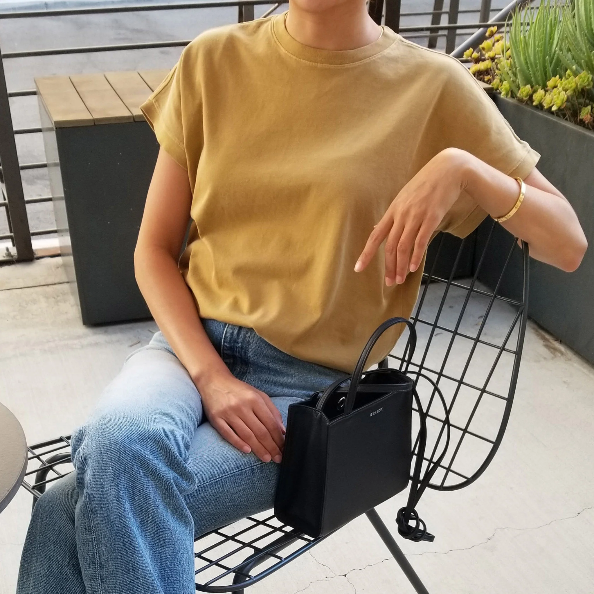Women's Cotton Ease Tee - Butterscotch - Image 4