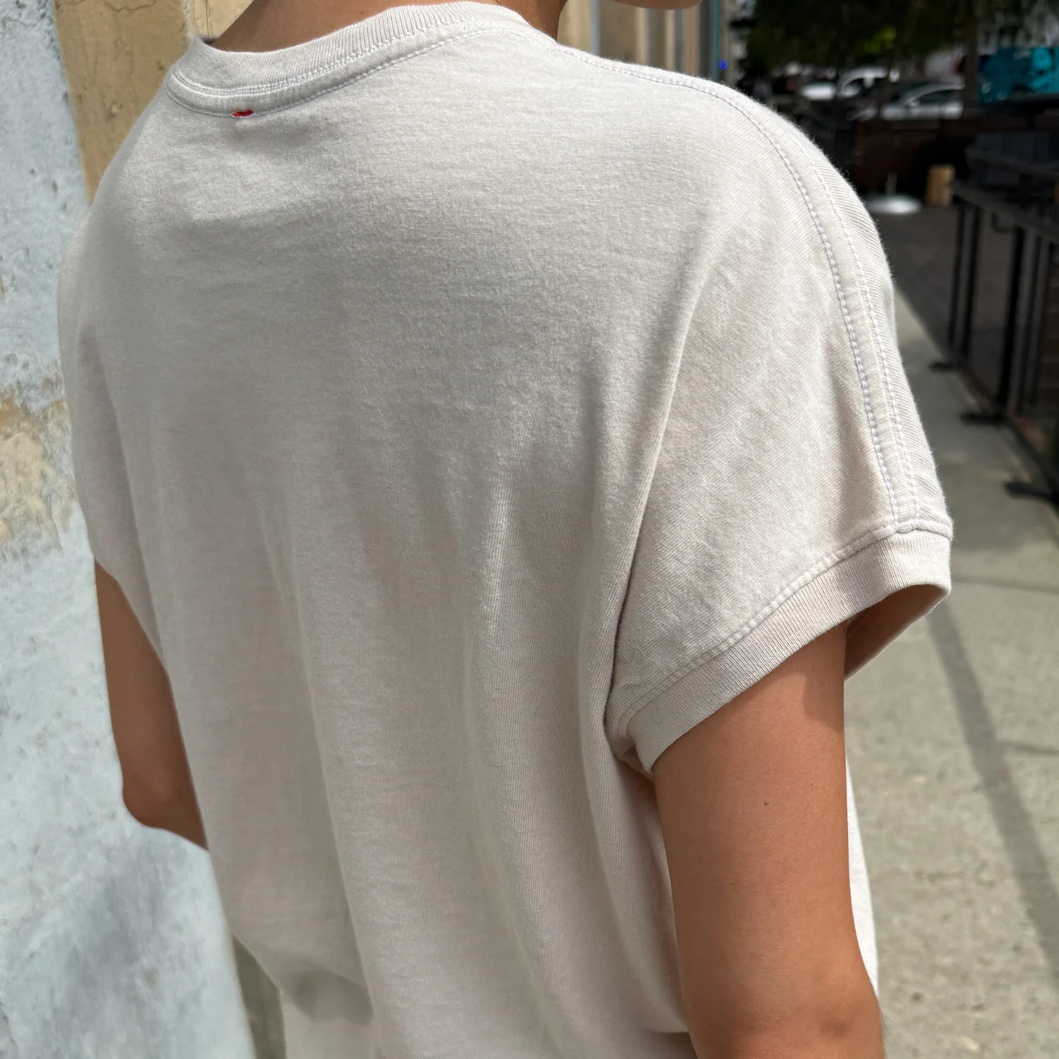 Women's Cotton Ease Tee - Rice - Image 4