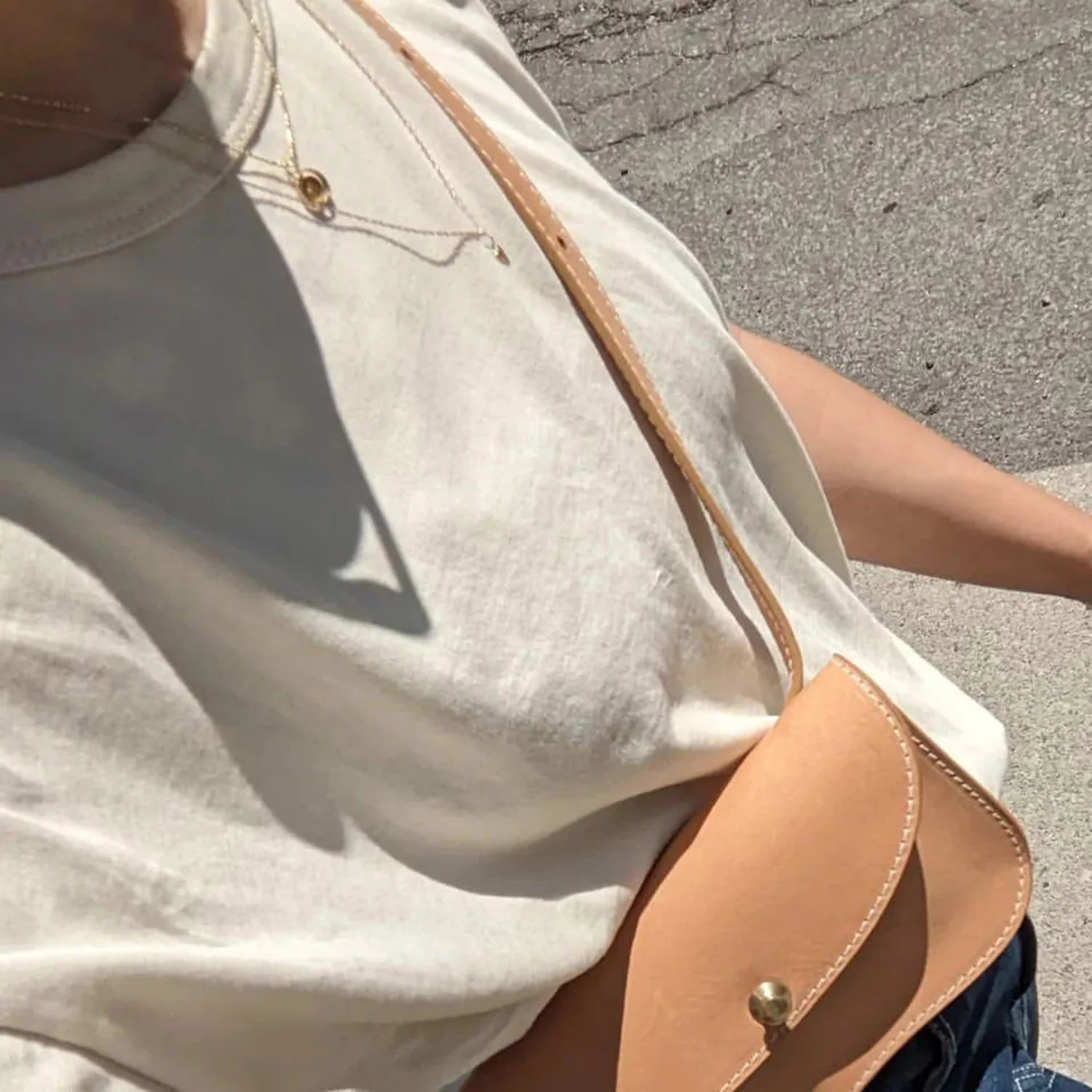 Women's Cotton Her Tee - Bone - Image 4