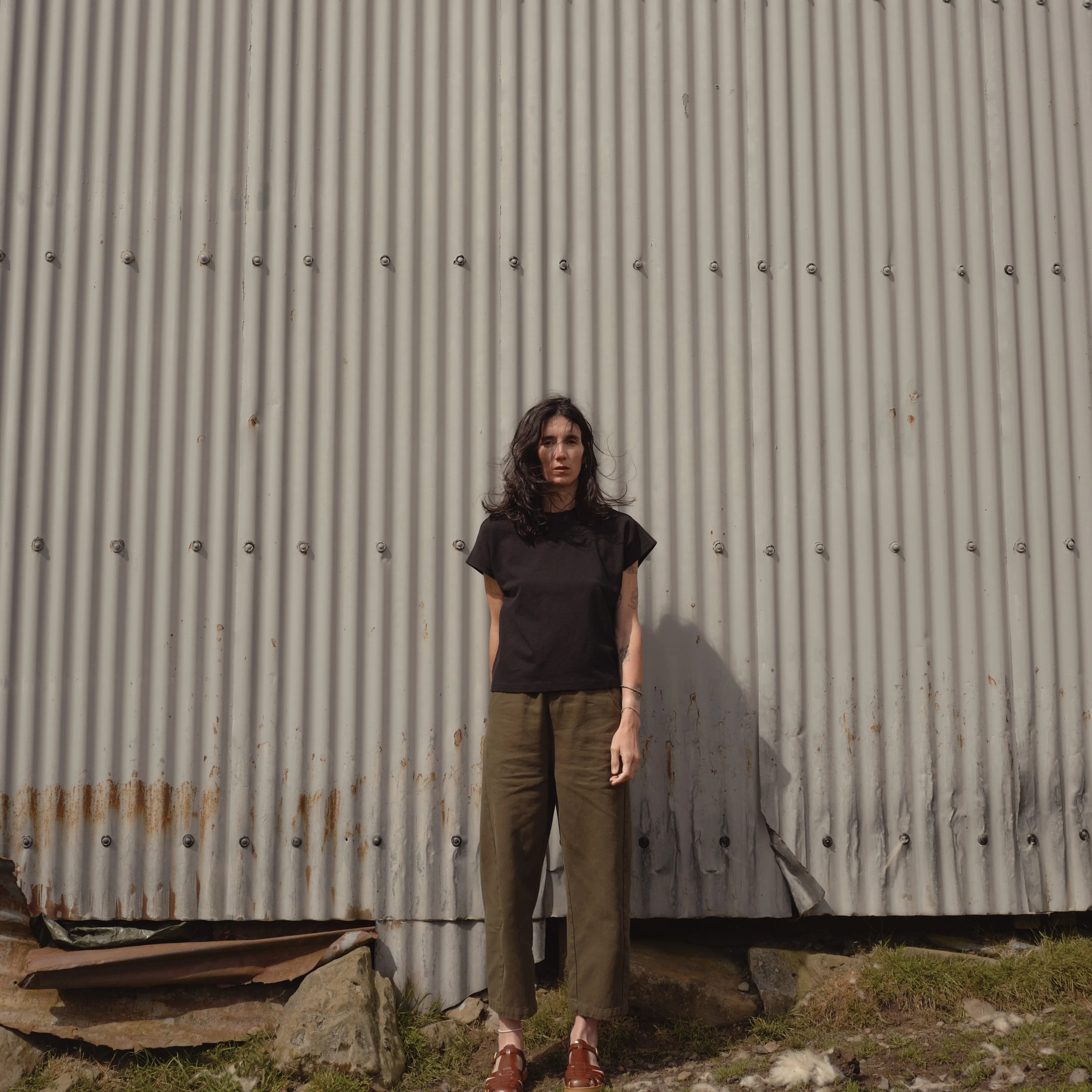 Women's Cotton Jeanne Tee - Black - Image 4