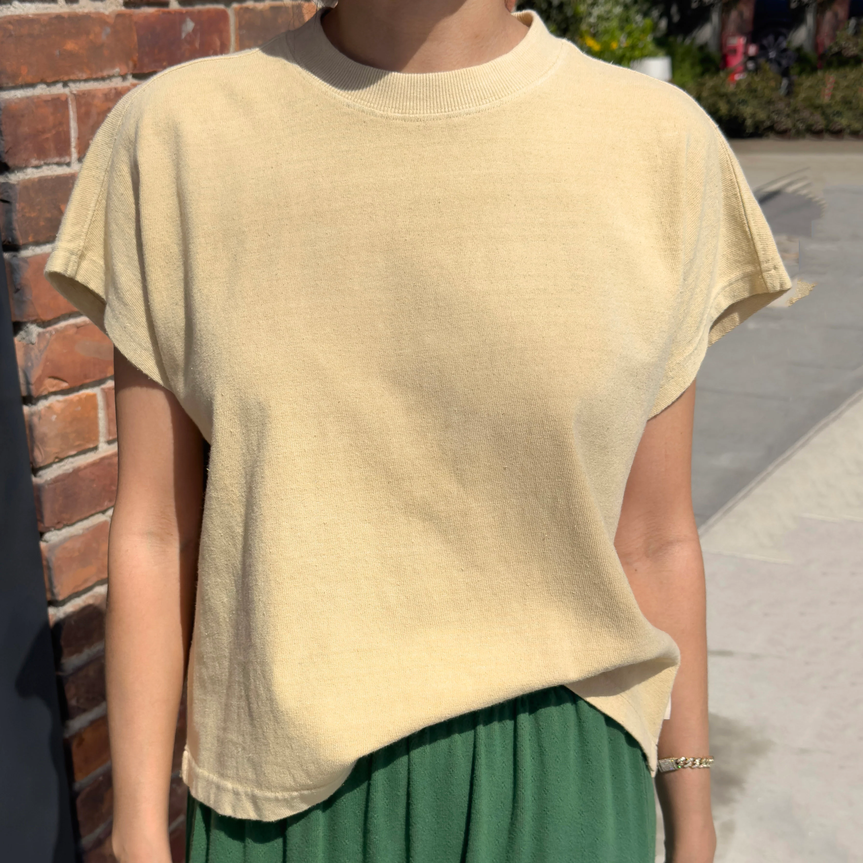 Women's Cotton Jeanne Tee - Butter