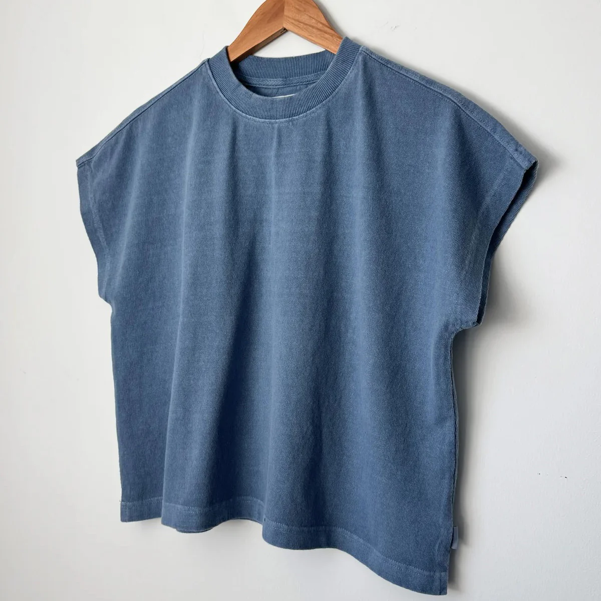 Women's Cotton Jeanne Tee - Cornflower - Image 2