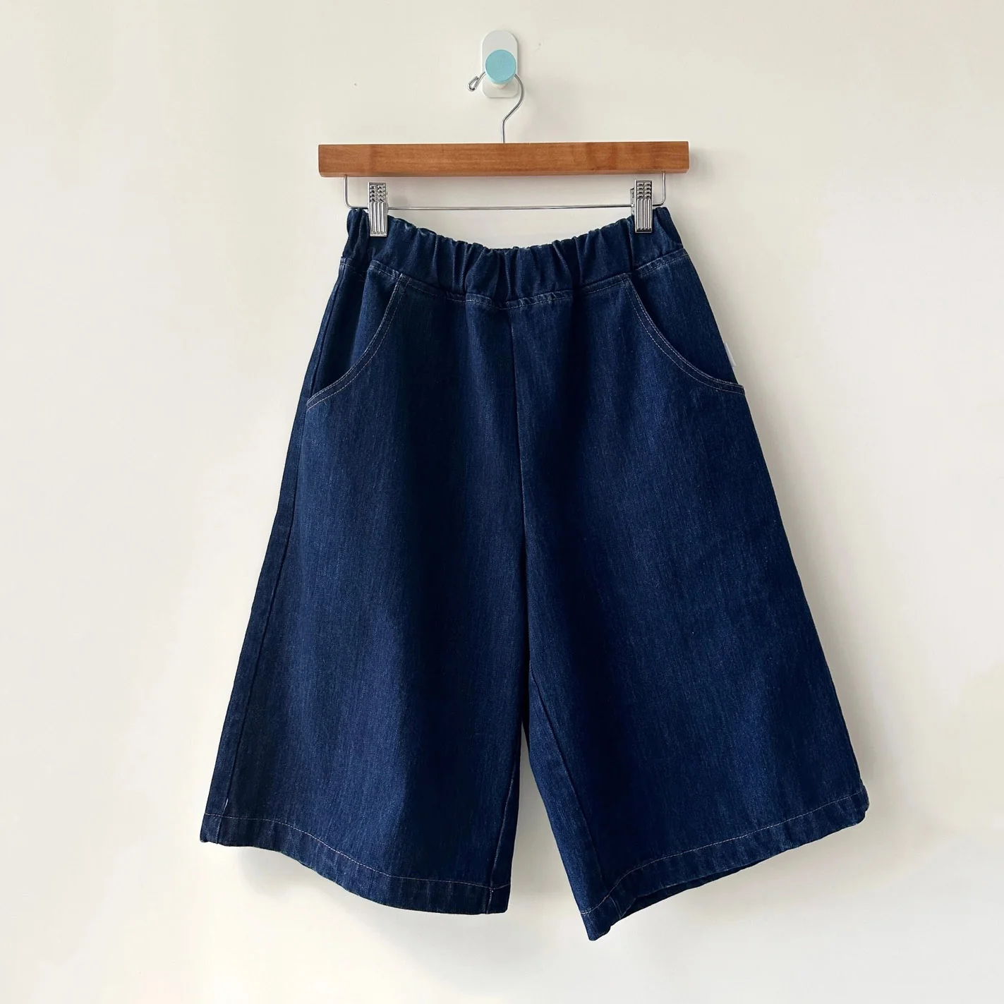 Women's Cotton Liam Bermuda Shorts - Raw Denim