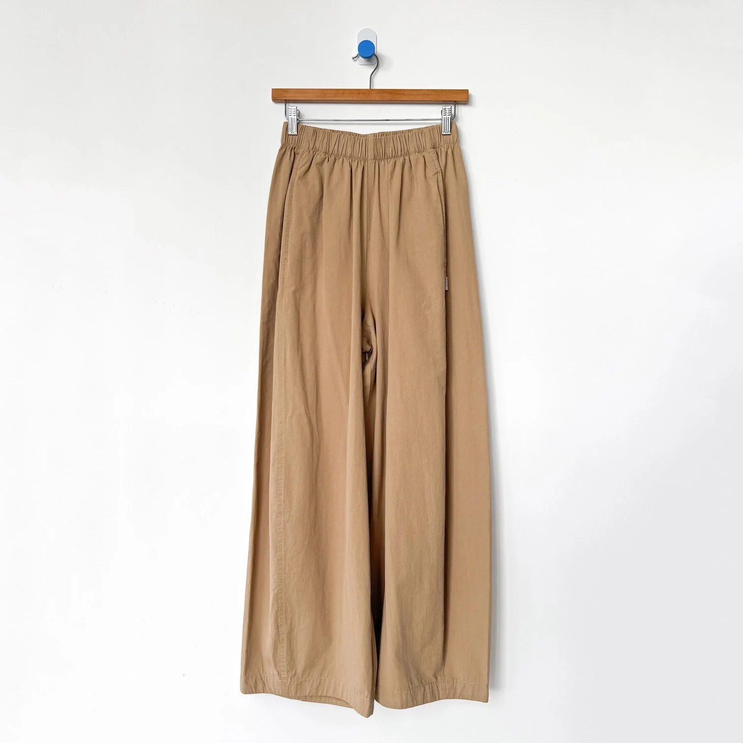 Women's Cotton Parachute Pants - Khaki - Image 3