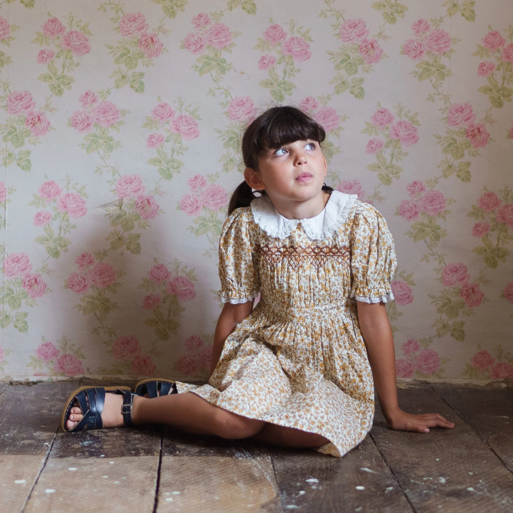 Kids Cotton Orla Dress - Bampton Floral