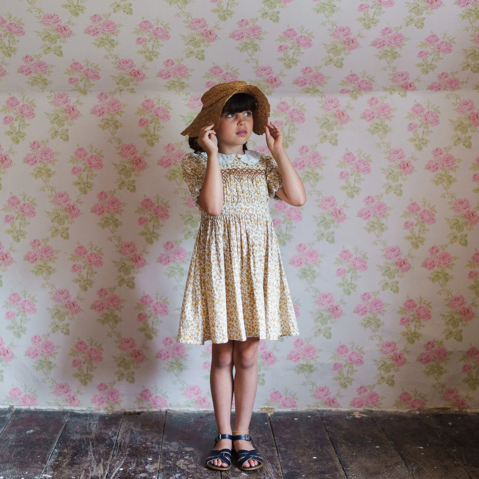 Kids Cotton Orla Dress - Bampton Floral - Image 3