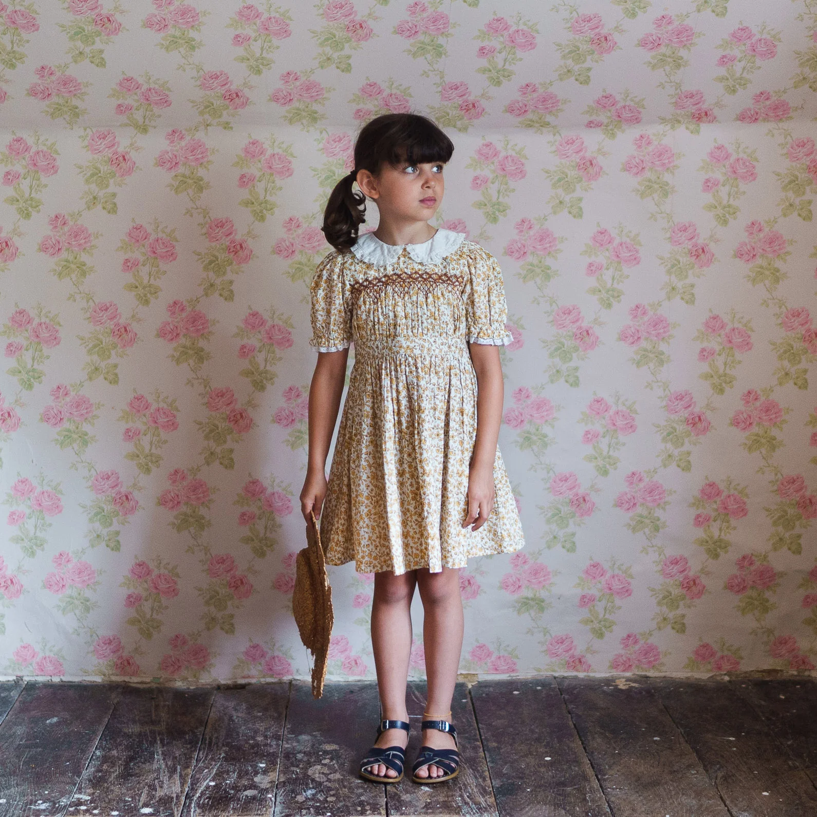 Kids Cotton Orla Dress - Bampton Floral - Image 4