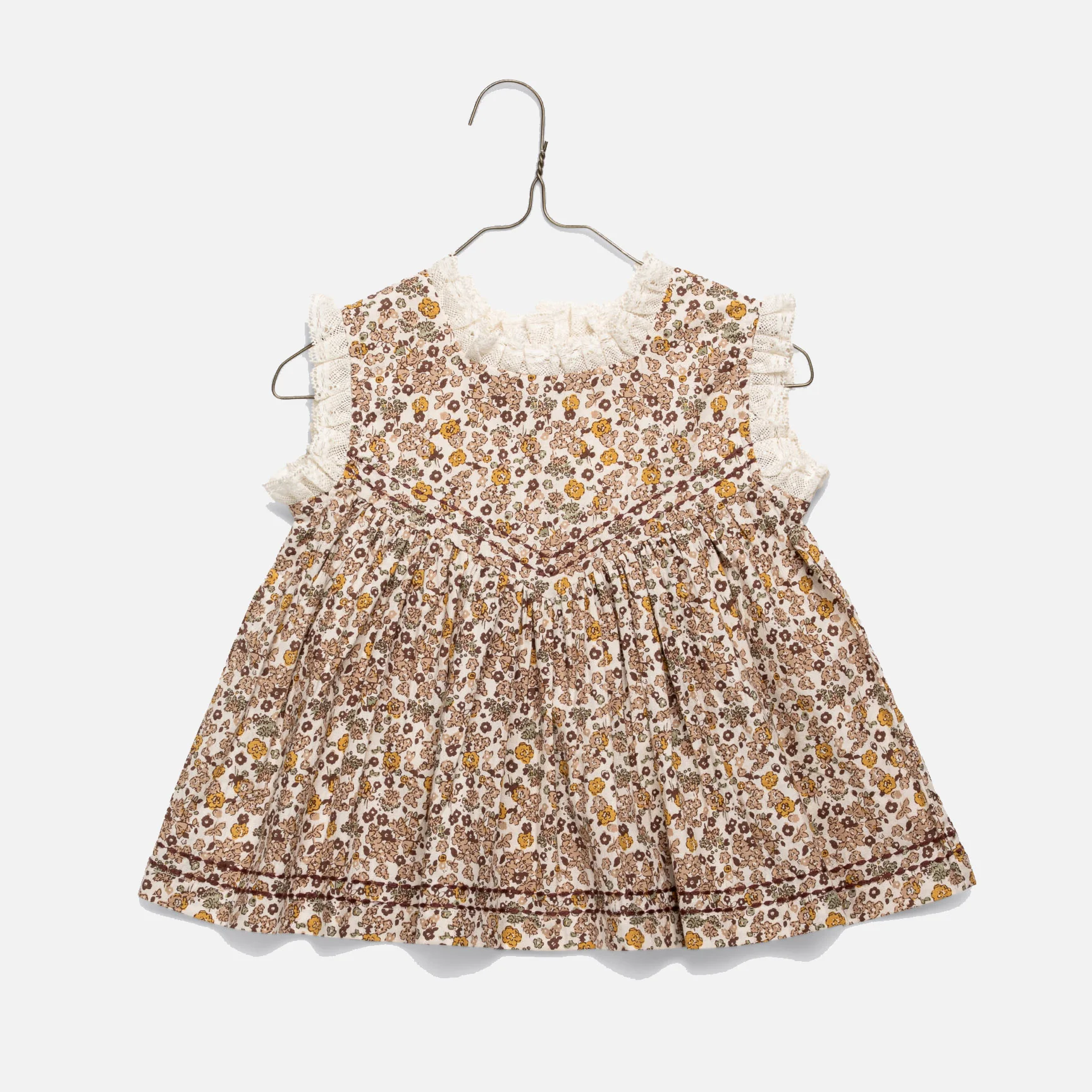 Kids Cotton Rosa Blouse - Yarrow Floral