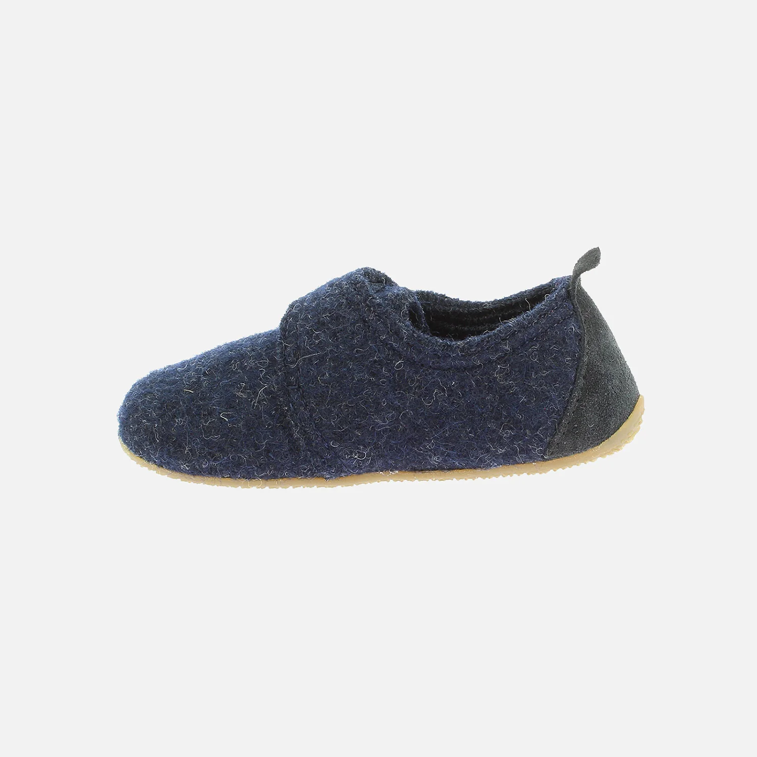 Kids Boiled Wool Slipper Shoe - Night Blue - Image 3