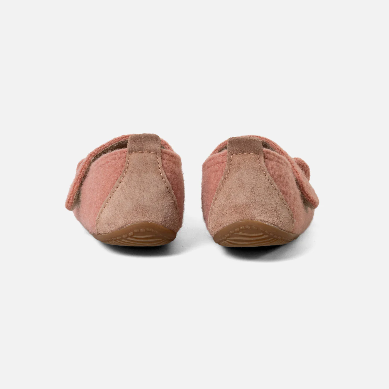 Kids Boiled Wool Ballerina Slipper Shoe - Peach Kitten - Image 7