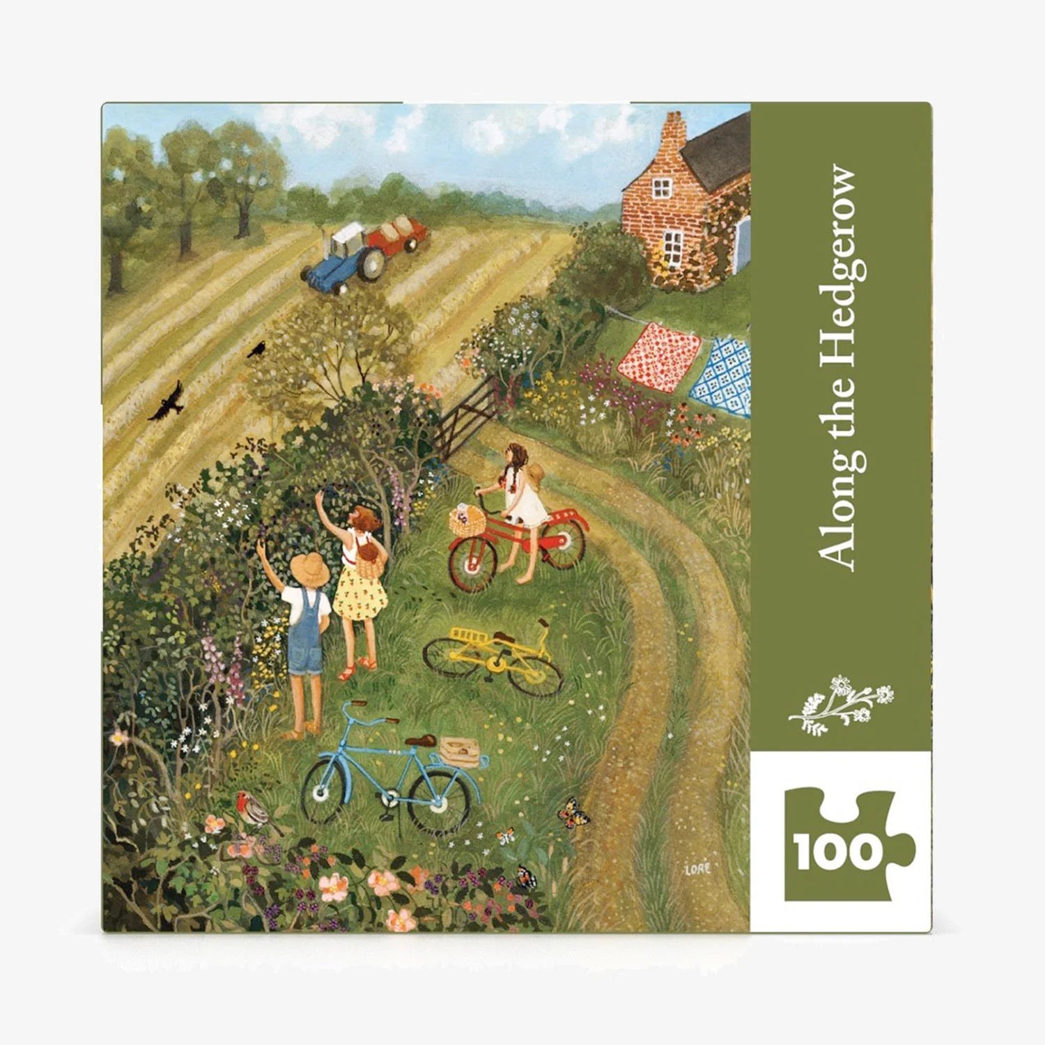 Along the Hedgerow Mini Puzzle - 100 Pieces