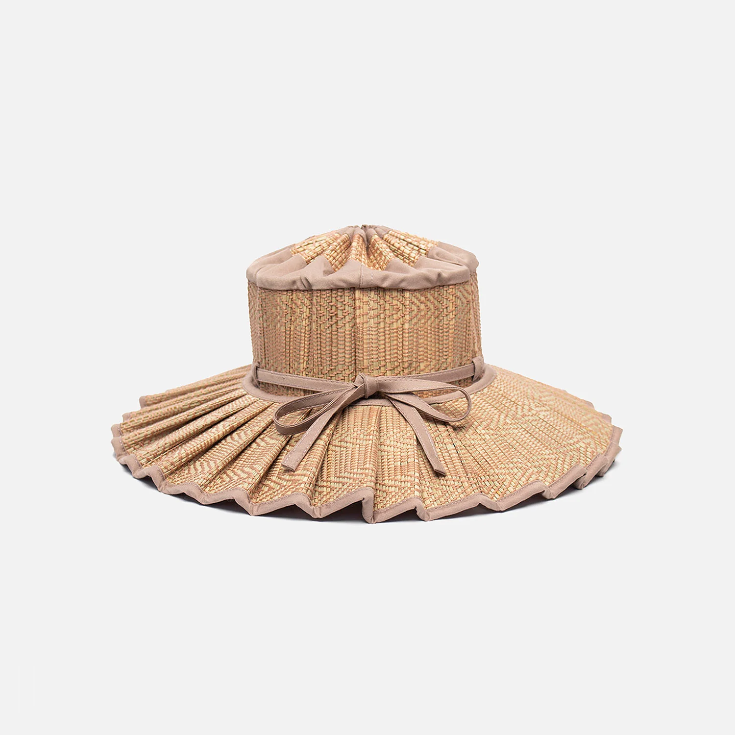 Baby & Kids Hand Woven Natural Grass Capri Hat - Flores Bungalow - Image 4