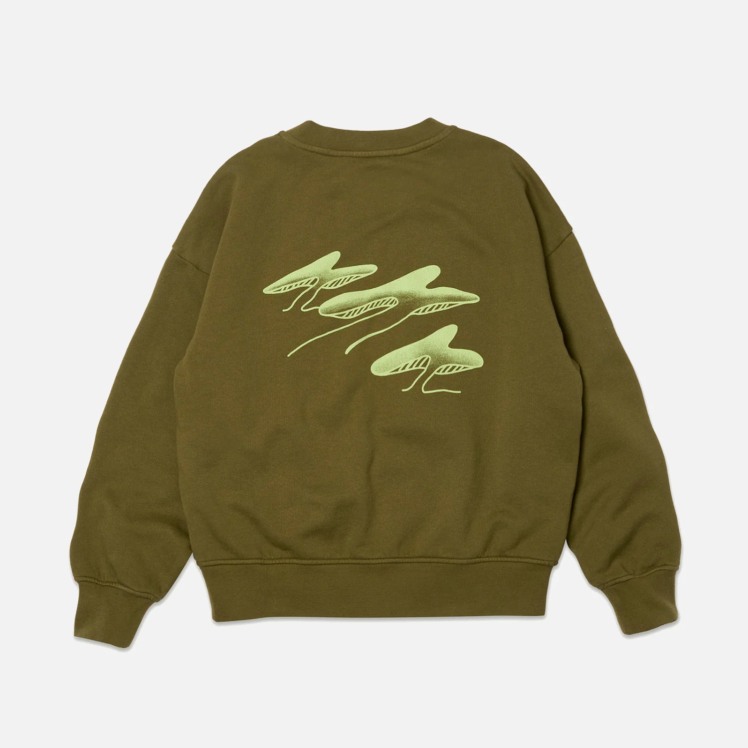 Cotton Bubble Sweatshirt - Tapenade - Image 6