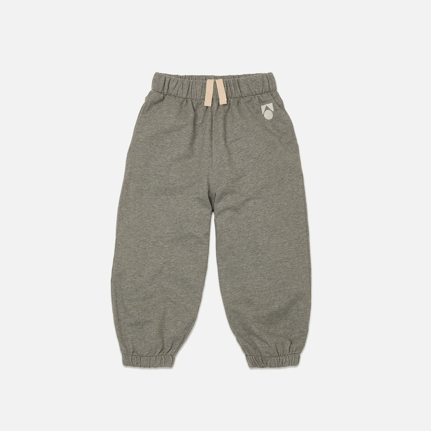 Kids Cotton Balloon Pant - Grey Melange