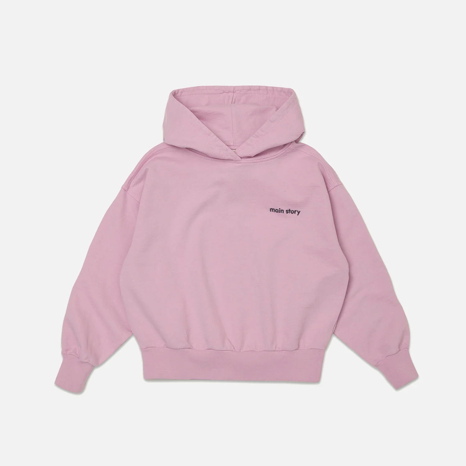 Kids Cotton Hooded Sweat - Pink Lavender - Image 2