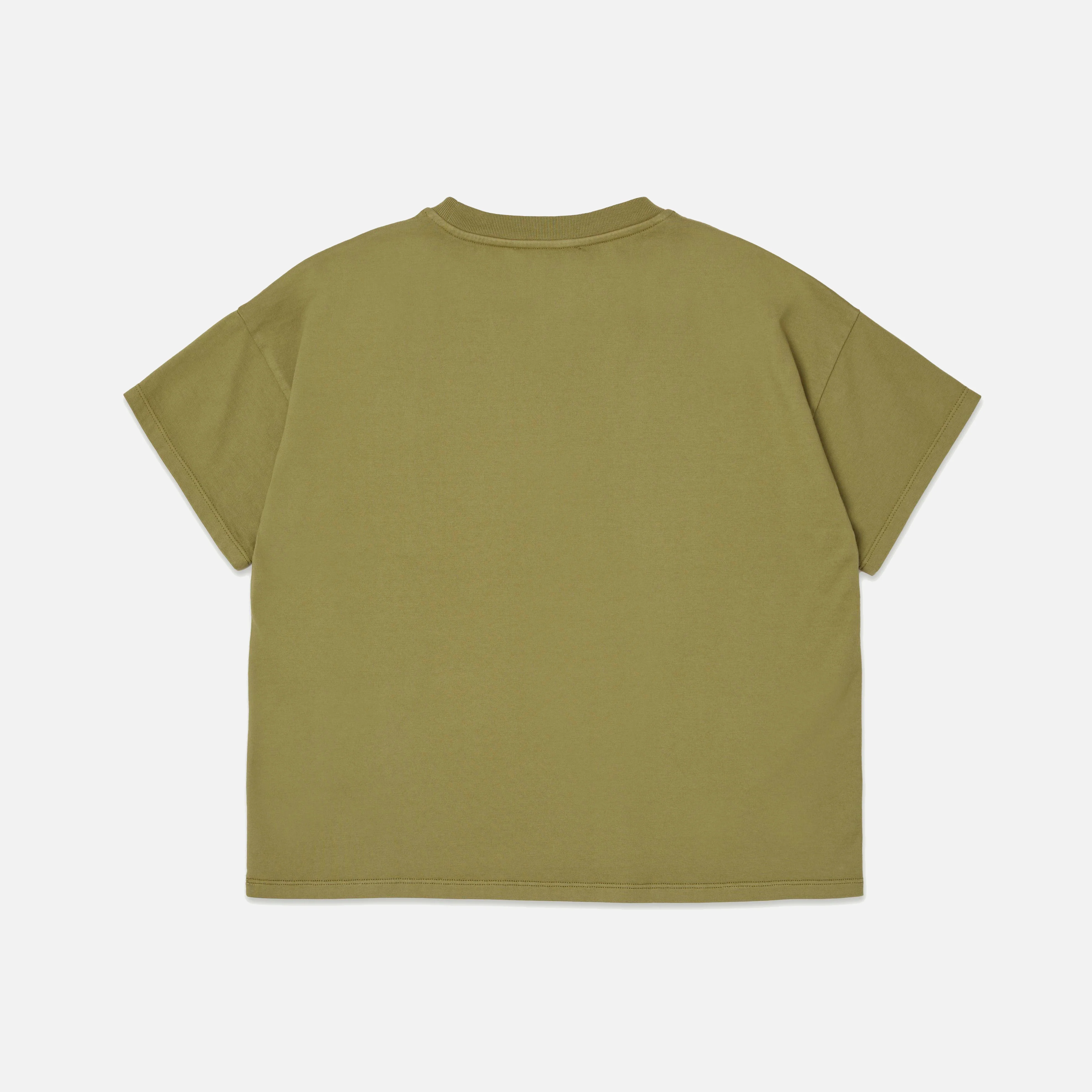 Kids Cotton Oversized Tee - Fir - Image 2