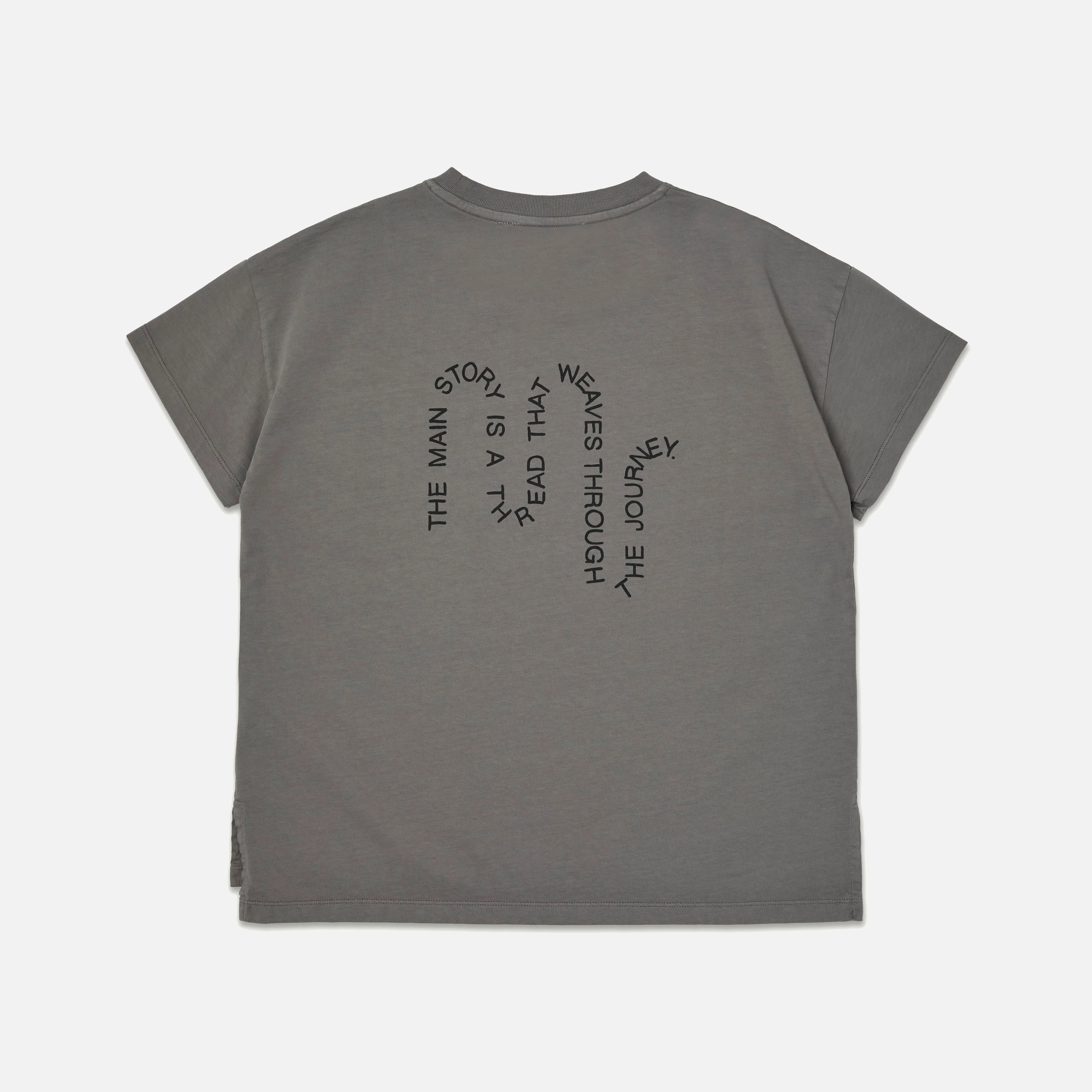 Kids Cotton Oversized Tee - Plum Kitten - Image 2