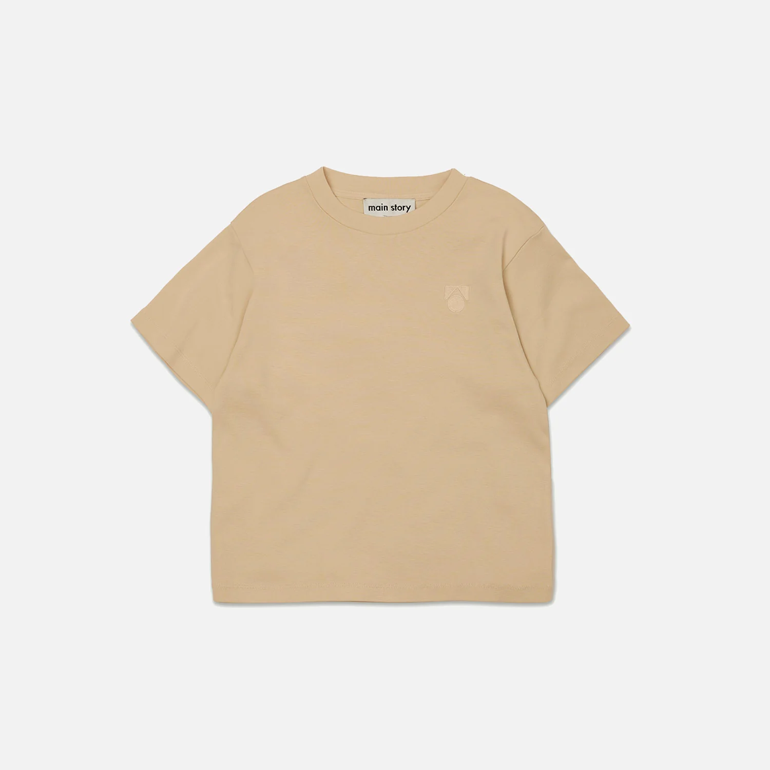 Kids Cotton Regular Tee - Bleached Sand