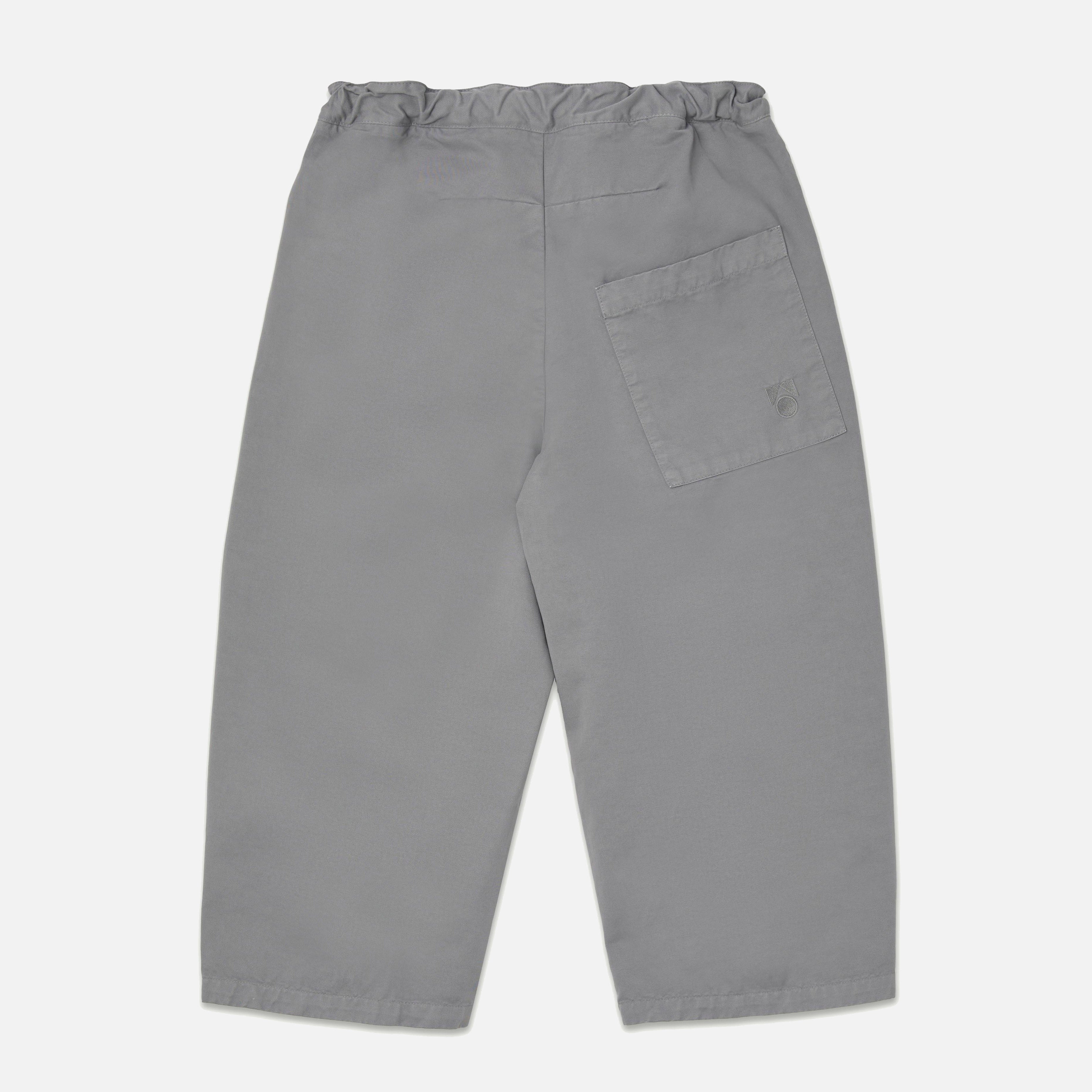 Kids Cotton Twill Barrel Pant - Titanium - Image 2