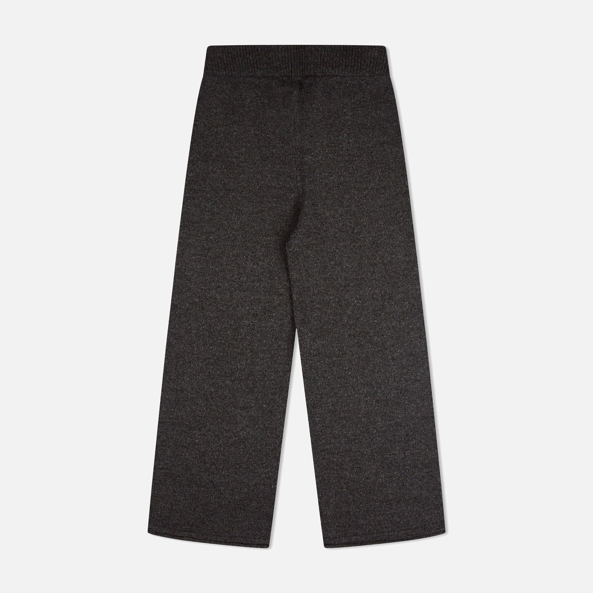 Women's Lambswool/Cotton Trousers - Charcoal - Image 3