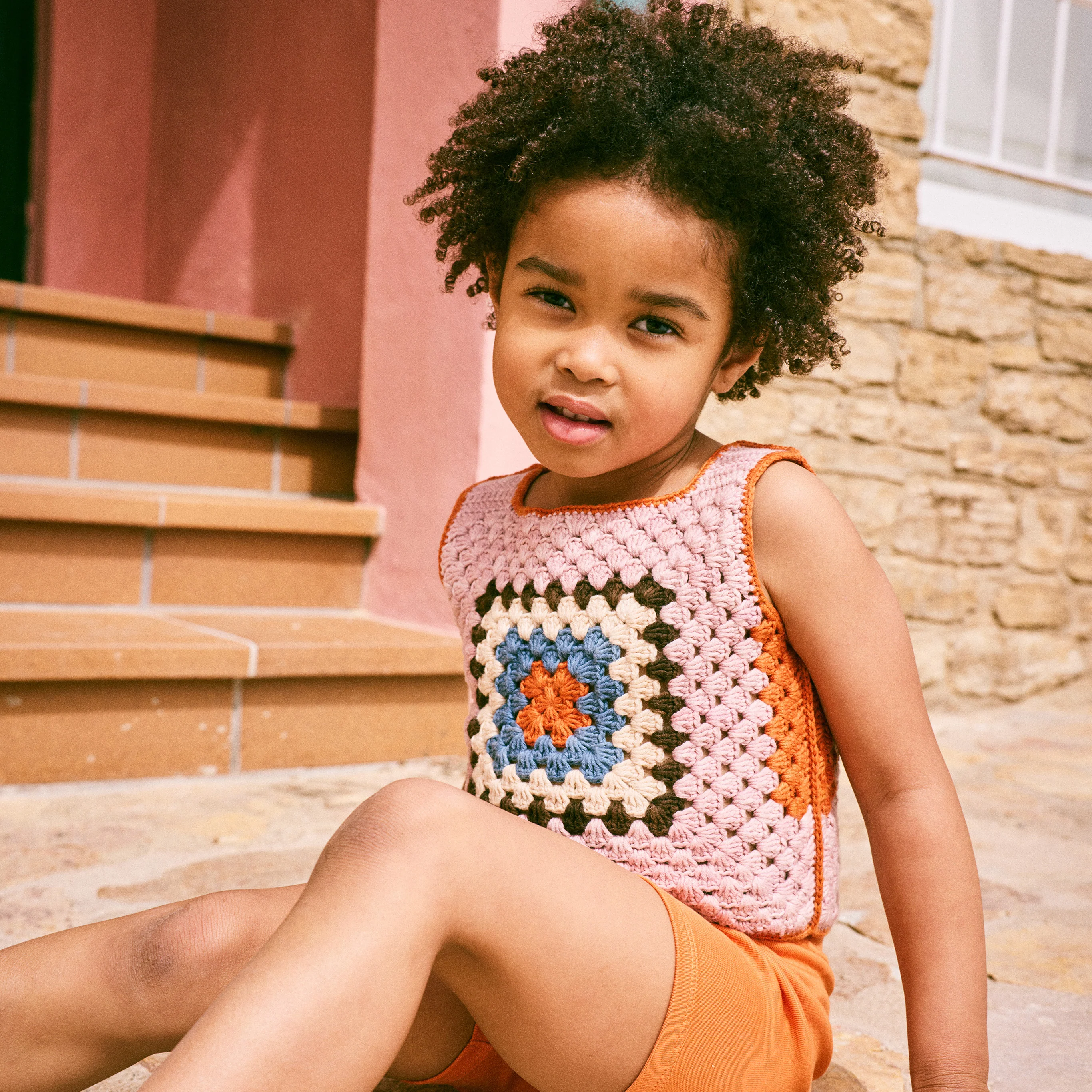 Kids Cotton Lake House Vest - Parfait - Image 3