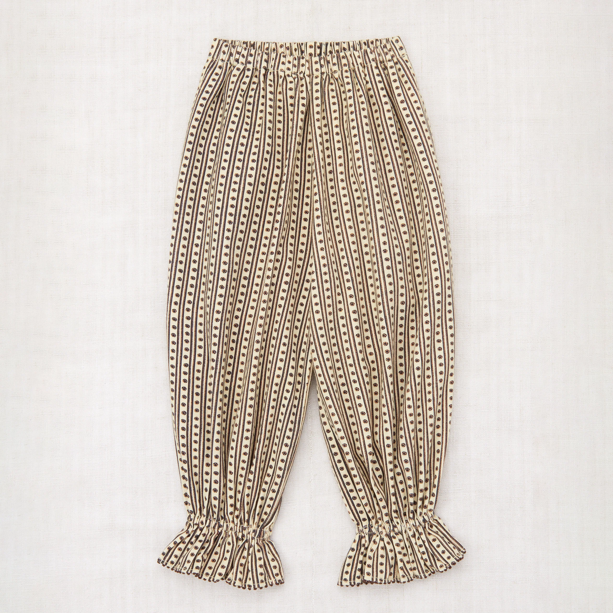 Kids Cotton Twill Zuzu Pant - Raffia Little House Floral - Image 2