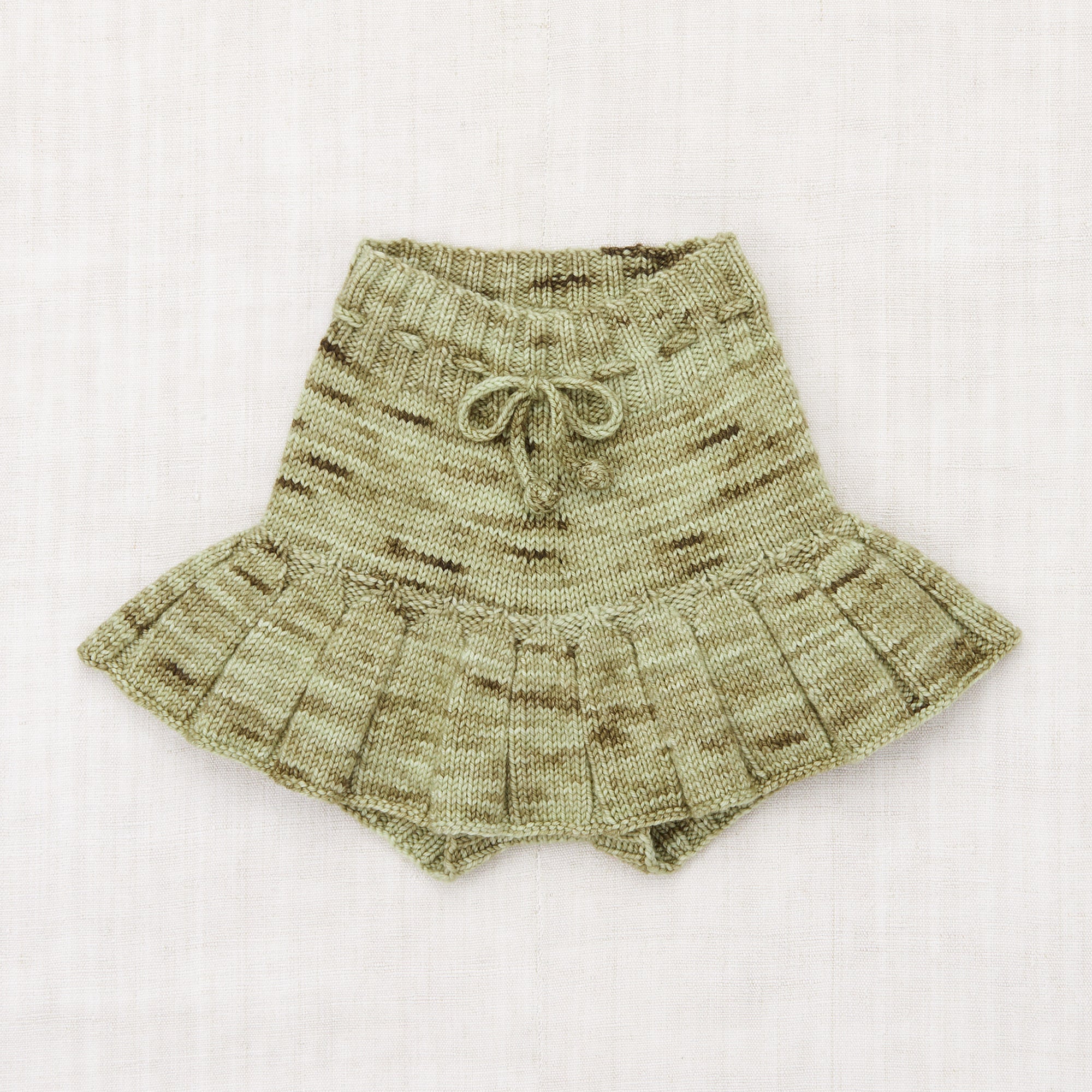 Kids Handknit Merino Wool Skating Pond Skirt - Ponderosa