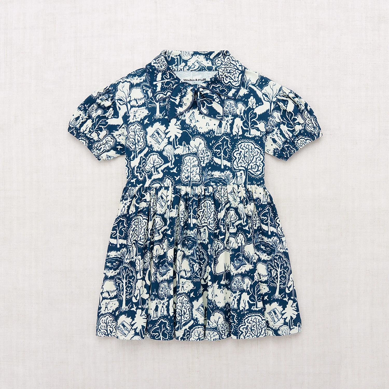 Kids Pima Cotton Junior Scout Dress - Celestial Esplanade - Image 2