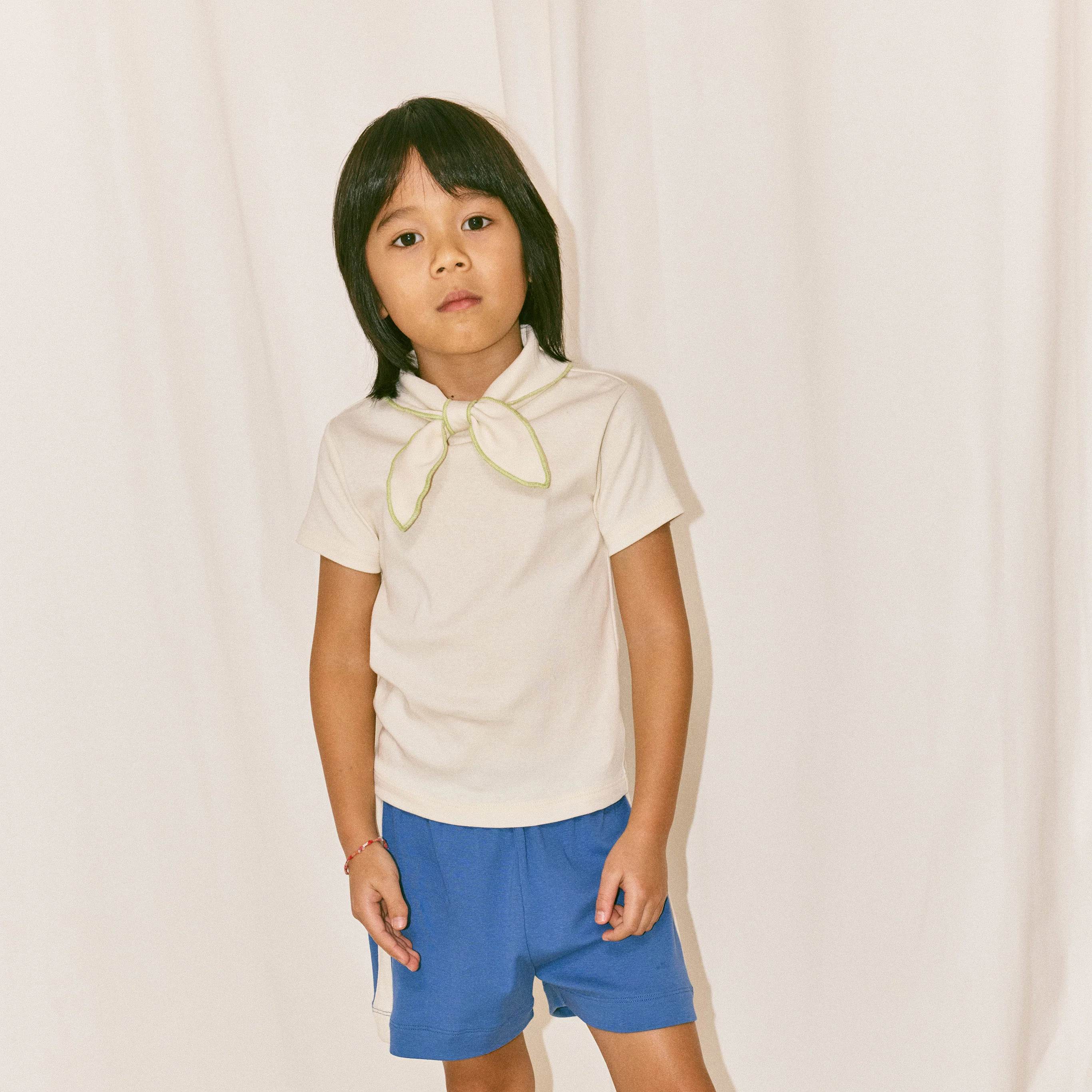 Kids Pima Cotton Scout Tee - Marzipan - Image 5