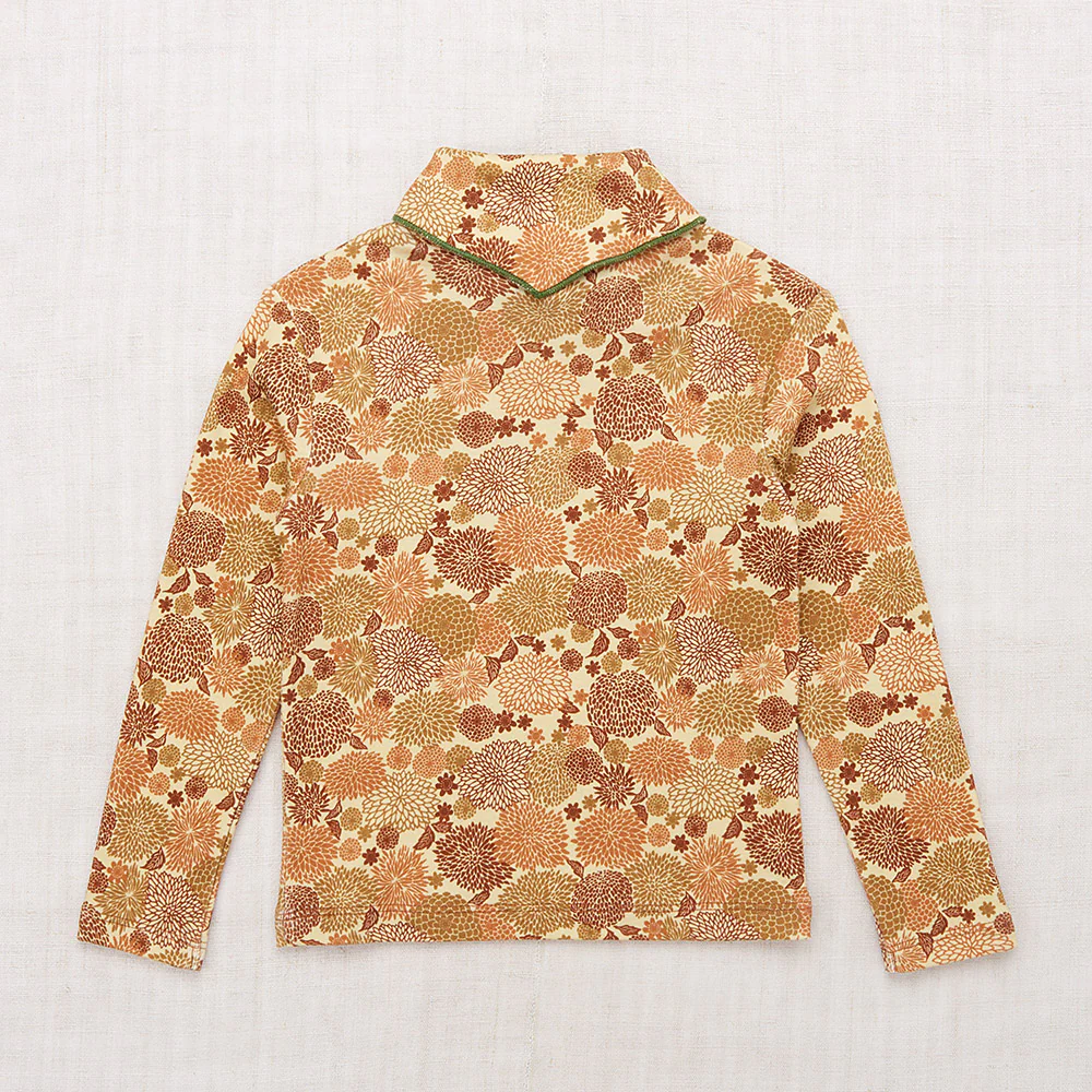 Kids Pima Cotton Scout Top - Acorn Chrysanthemum - Image 2