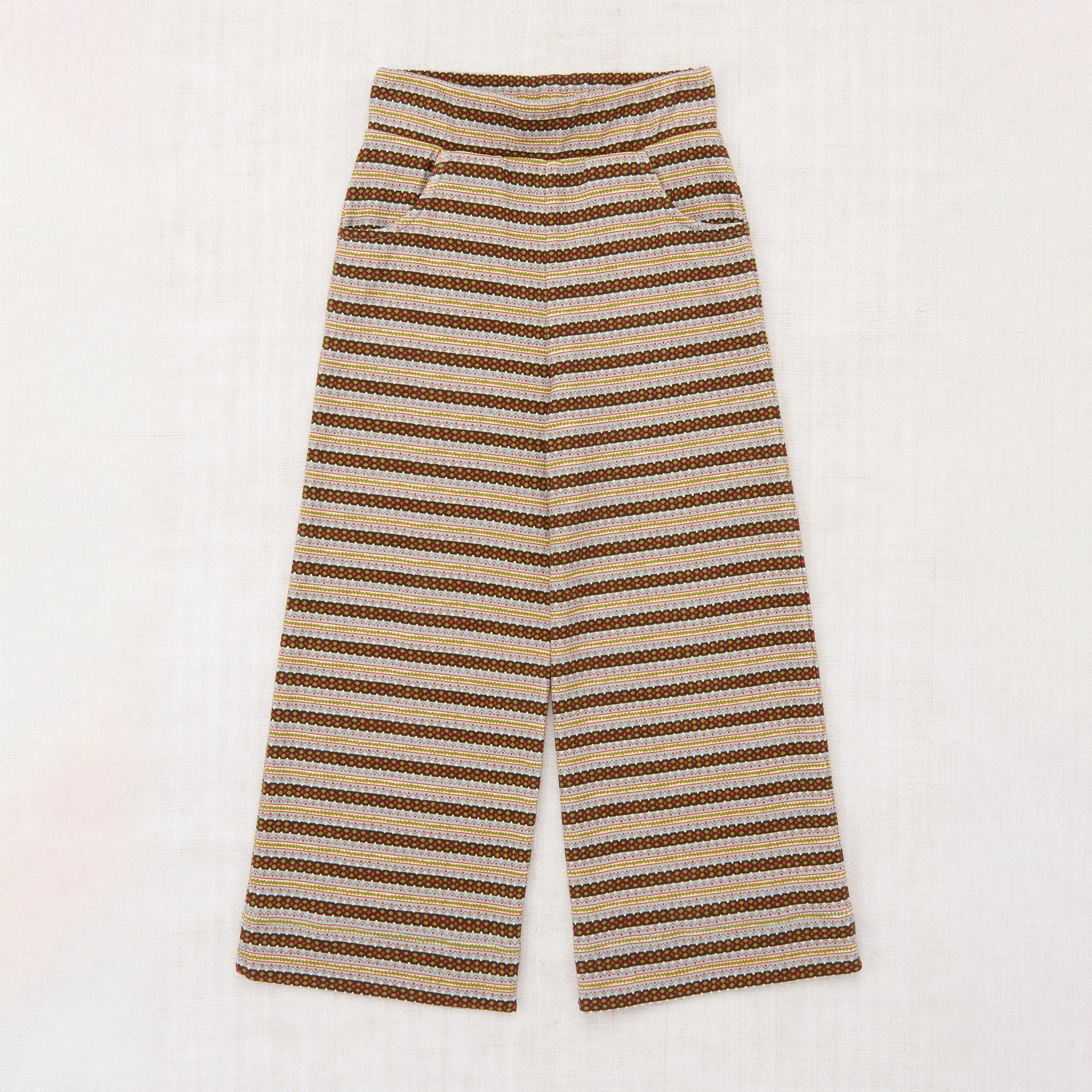 Kids Pima Cotton A Pant - Overcast Rodeo