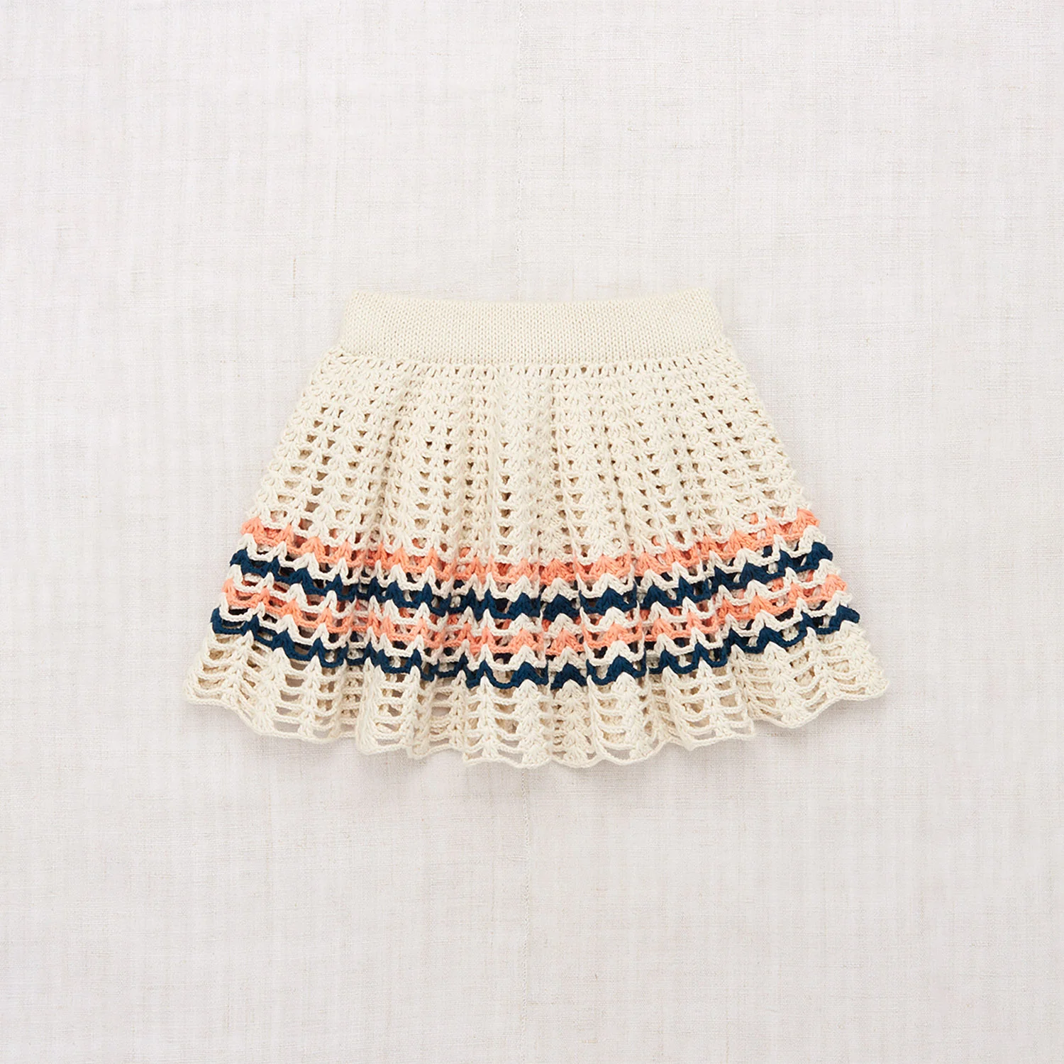 Kids Pima Cotton Wellfleet Skirt - Marzipan - Image 2