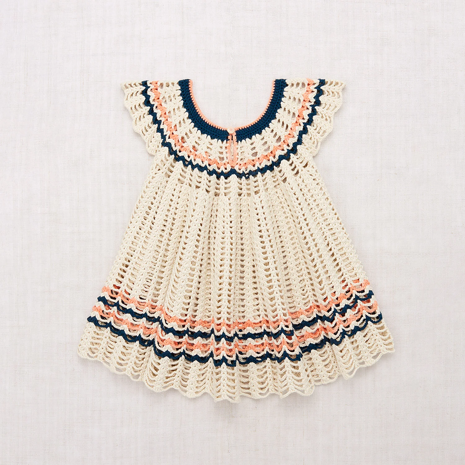 Kids Pima Cotton Wellfleet Swing Tunic - Marzipan - Image 3