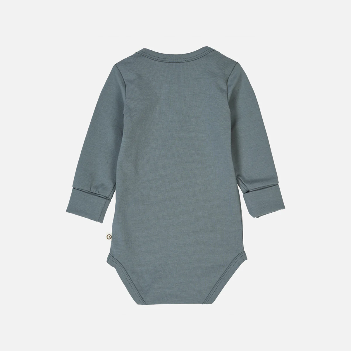 Baby Cotton LS Body - Stormy Blue - Image 2