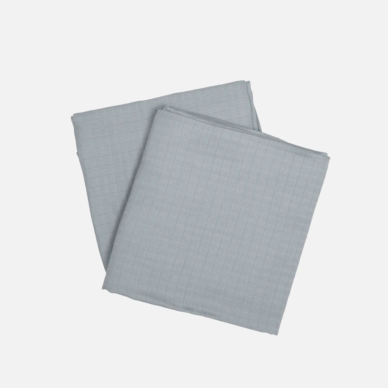 Cotton Muslin - Jasmin Blue - Set of 2 - Image 2