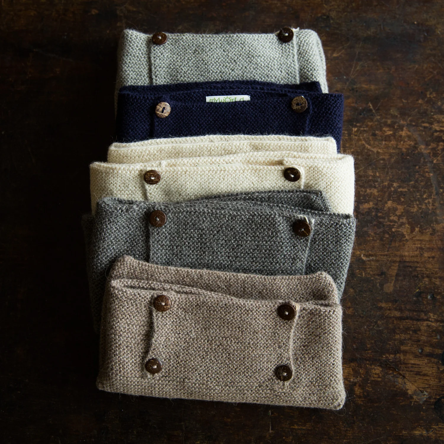 Baby Handknit Alpaca Sweater - Natural - Image 4