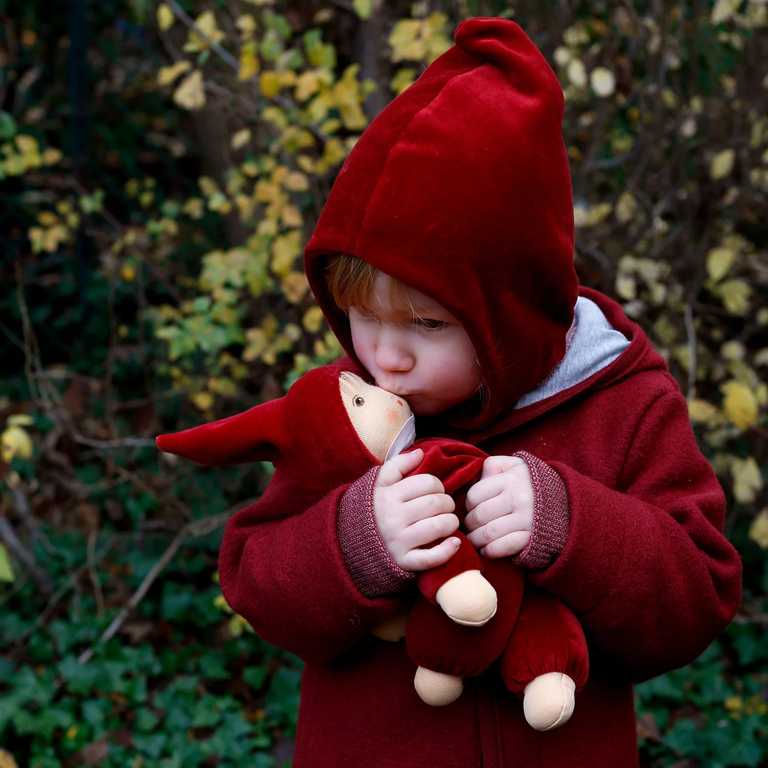 Handmade Cotton/Wool Waldorf Nanis Soft Dolls - Many Colours - Image 2