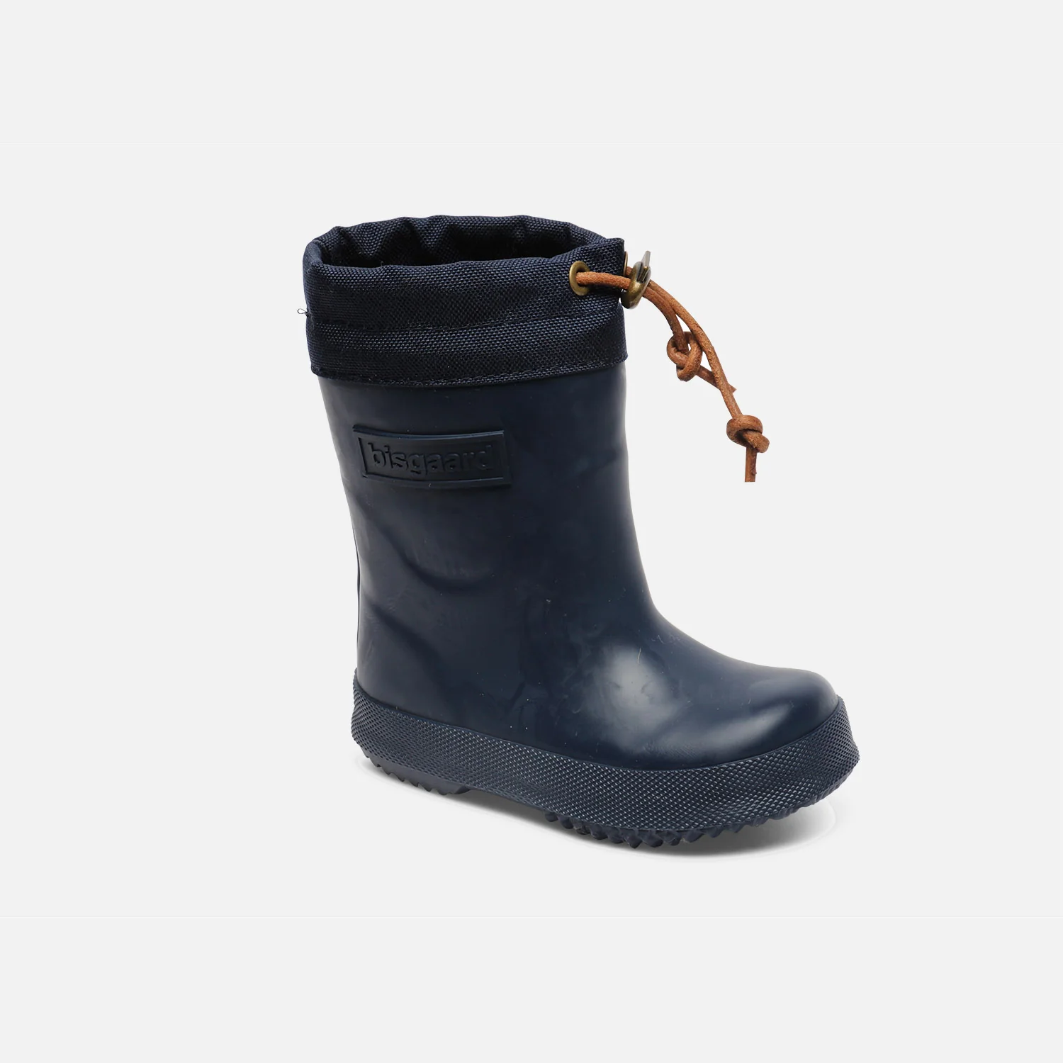 Kids Natural Rubber Wool Lined Boots - Blue - Image 4
