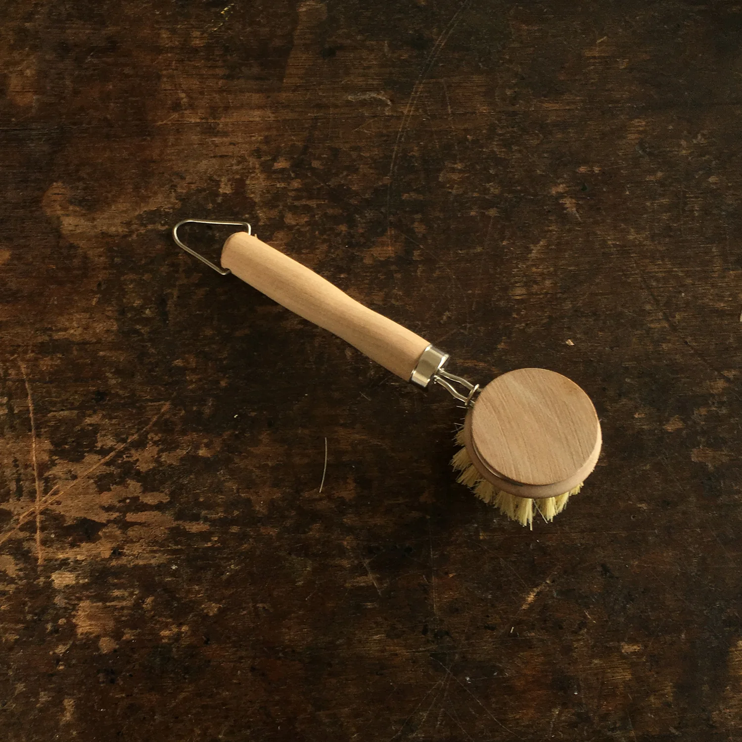 Child's Natural Wood Dish Brush - Image 2