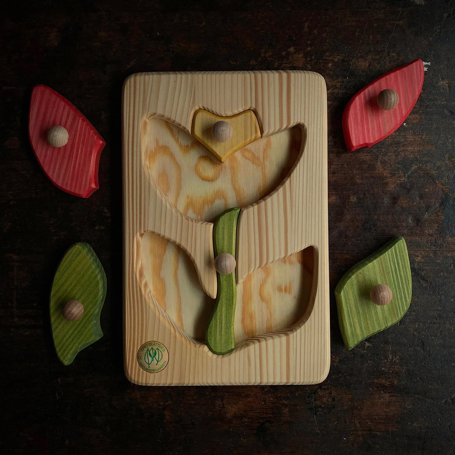 Wooden Puzzle - Flower
