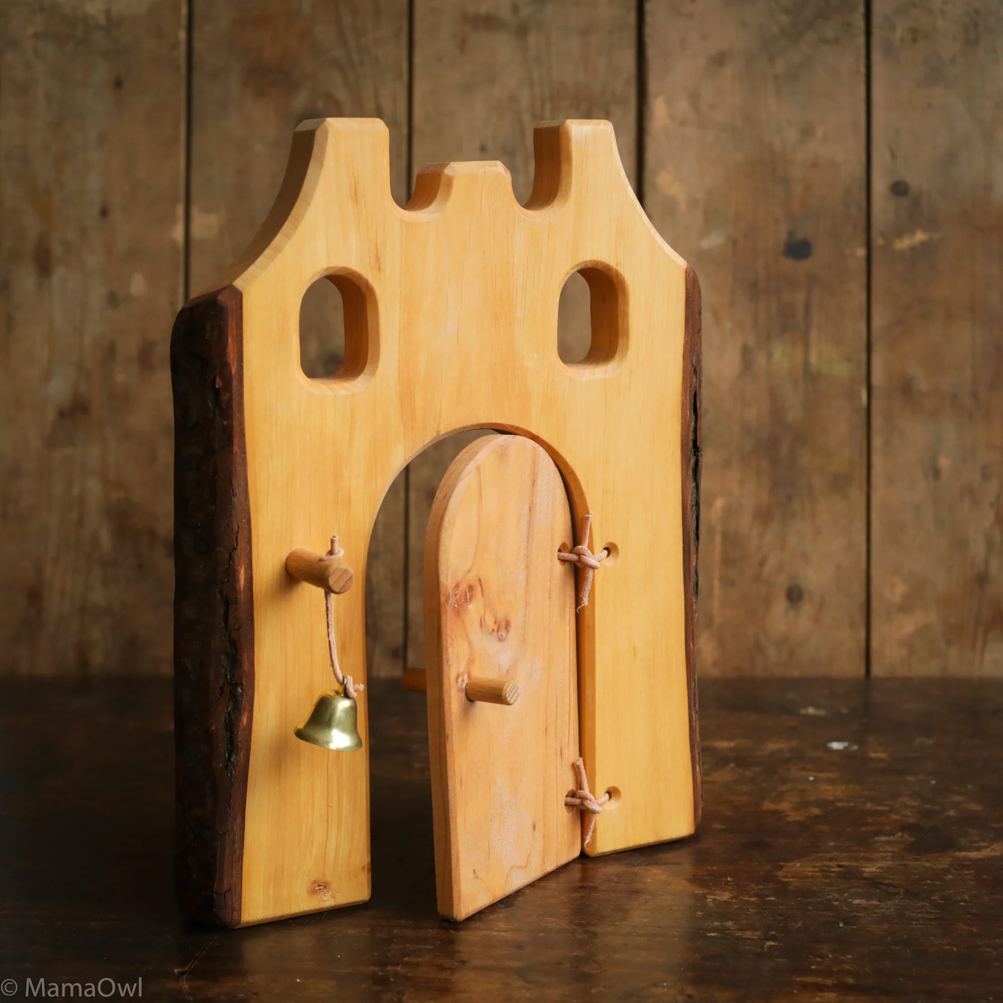 Handcrafted Wooden Gate With Door