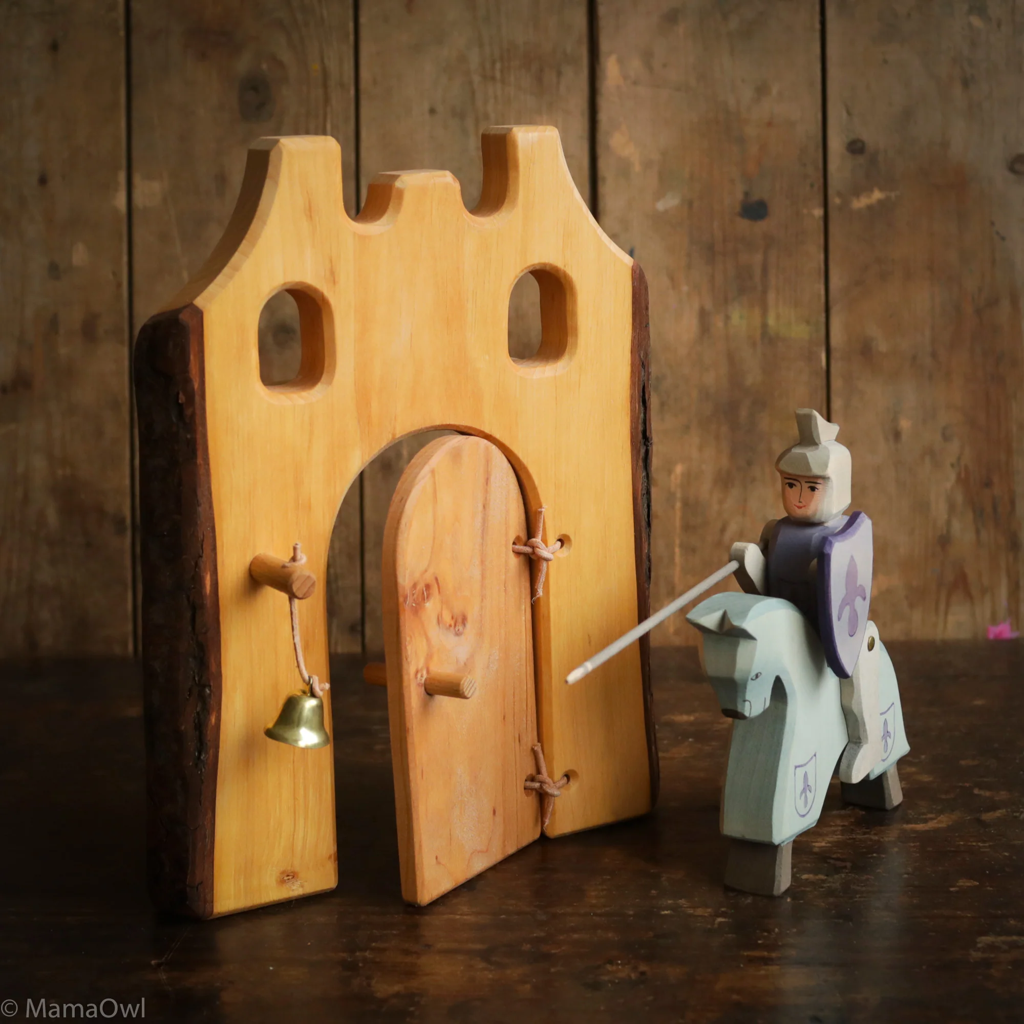 Handcrafted Wooden Gate With Door - Image 2