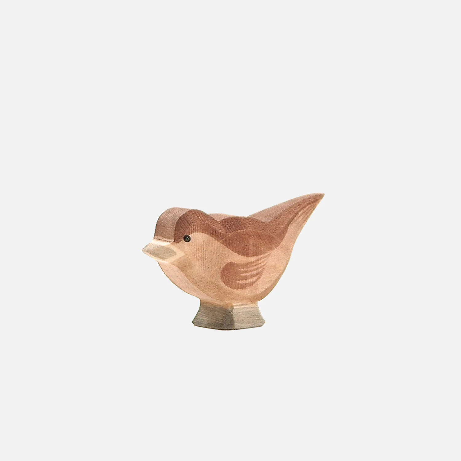 Handcrafted Wooden Sparrow - Image 4