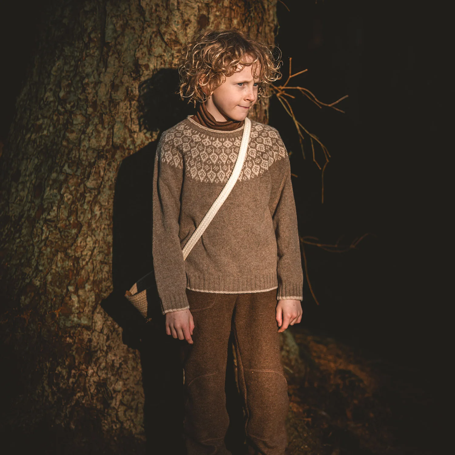 Autumn Baby & Kids Sweater - Superfine Lambswool - Feather - Image 2