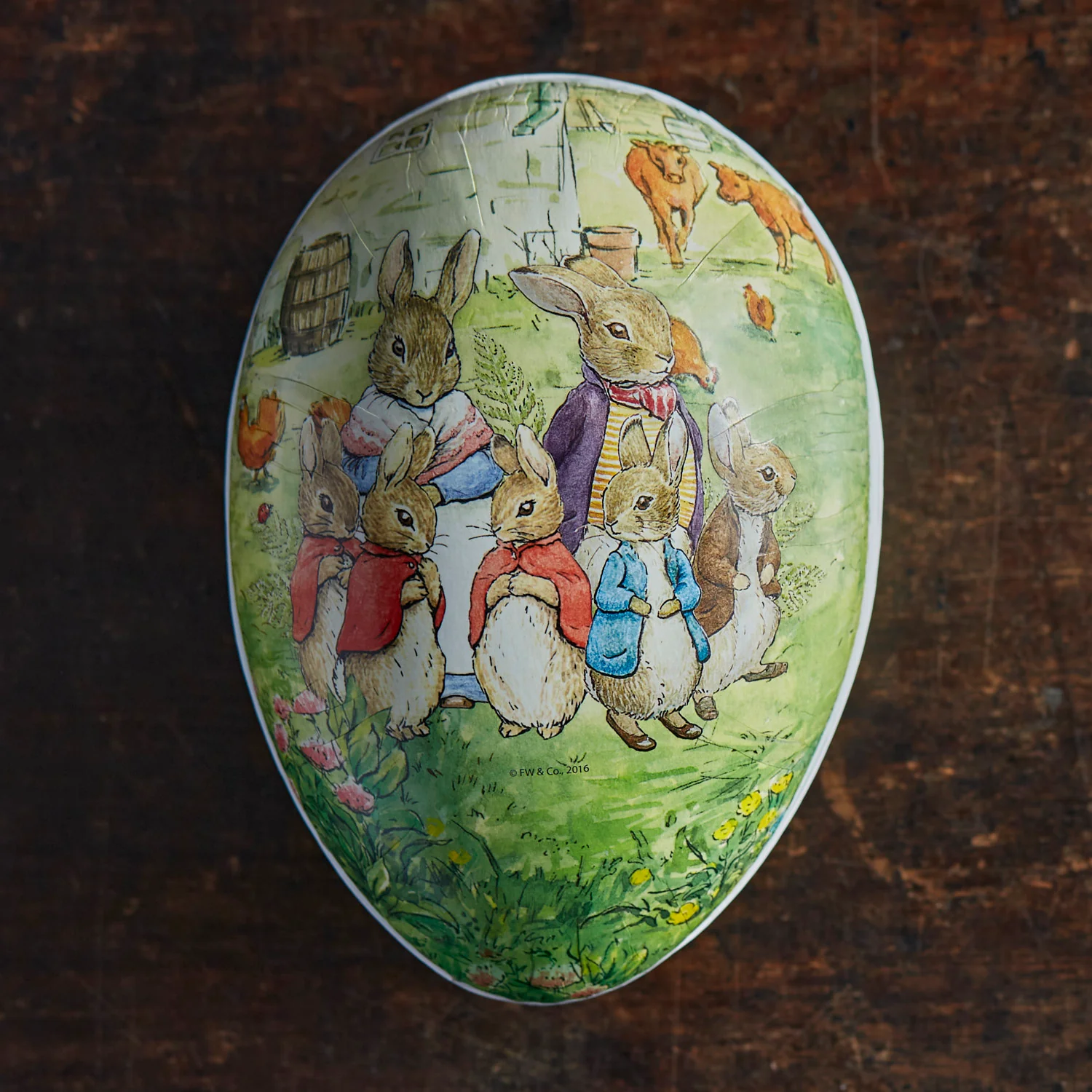 Paper Mache Large Easter Egg - Beatrix Potter - More Options - Image 8